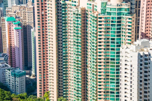 Uitzicht op Hong Kong gedurende de dag — Stockfoto