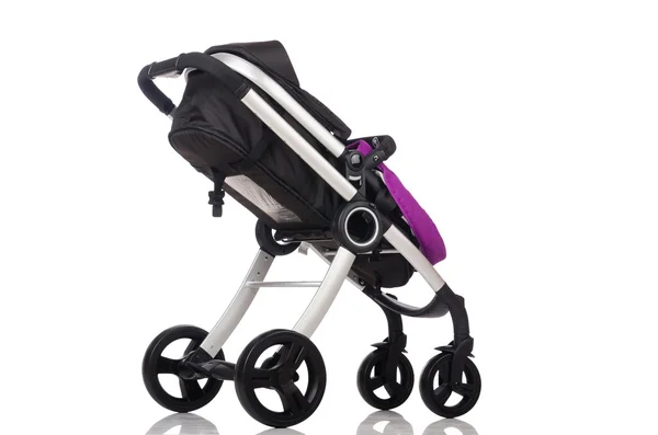 Kinderwagen geïsoleerd op de witte achtergrond — Stockfoto