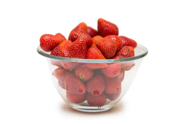 Strawberries isolated on the white background — Stock Photo, Image