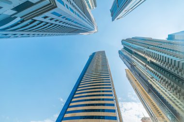 BAE 'deki Dubai Marina gökdelenleri