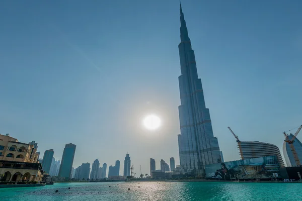 Burj Khalifa, budování — Stock fotografie