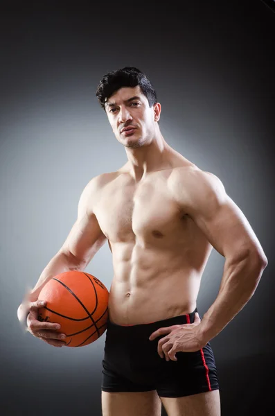 Jugador de baloncesto en concepto deportivo — Foto de Stock