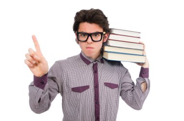 Öğrenci ile izole kitap