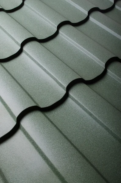Dachziegel aus Metall — Stockfoto