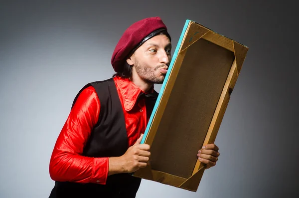 Man artist in art concept — Stock Photo, Image