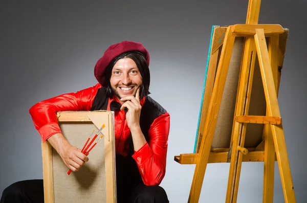 Man artist in art concept — Stock Photo, Image