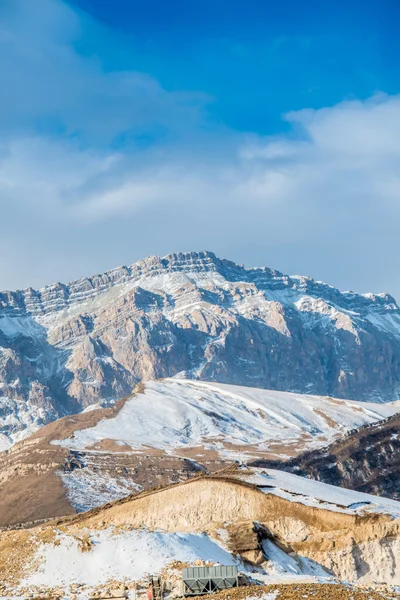 Mountains during winter in Azerbaijan — Stock Photo, Image