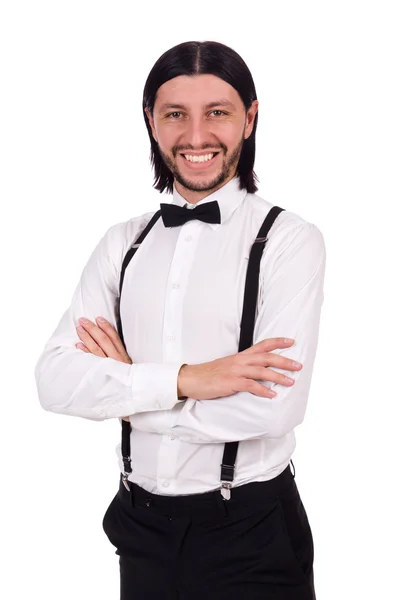 Young gentleman isolated on white — Stock Photo, Image