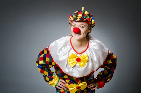 Clown im lustigen Konzept — Stockfoto