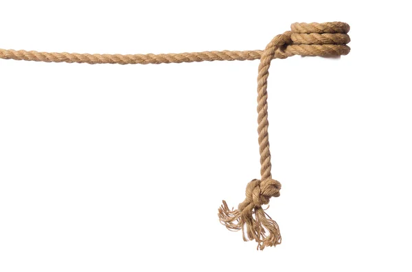 Rope isolated on the white background — Stock Photo, Image