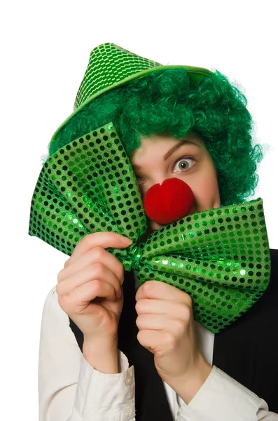 Funny person in saint patrick holiday concept — Stock Photo, Image