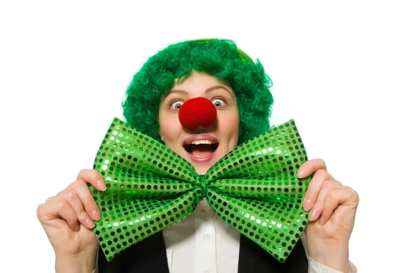 Funny person in saint patrick holiday concept — Stock Photo, Image