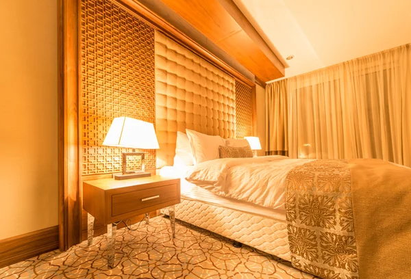 Hotel kamer met modern interieur — Stockfoto