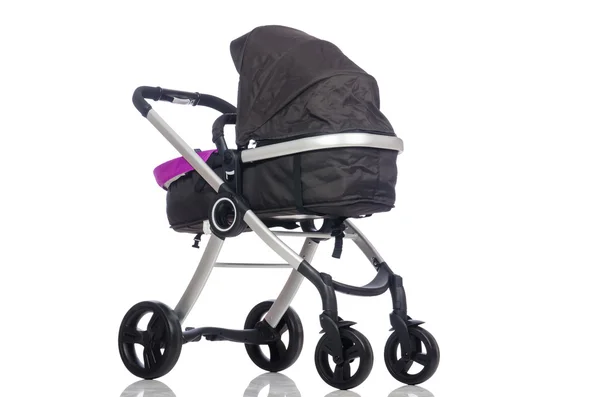 Kinderwagen geïsoleerd op de witte achtergrond — Stockfoto