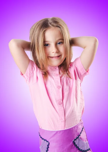 Schattig klein meisje — Stockfoto