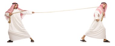 Halat kavramı üzerinde beyaz izole