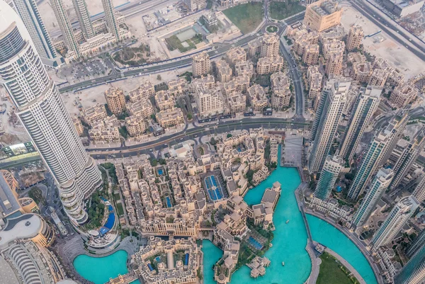 Вид на місто Дубай зверху — стокове фото