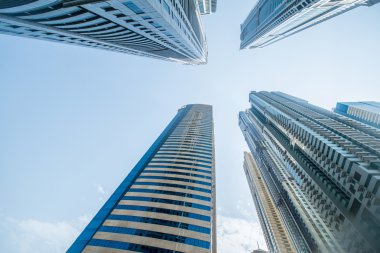 BAE 'deki Dubai Marina gökdelenleri