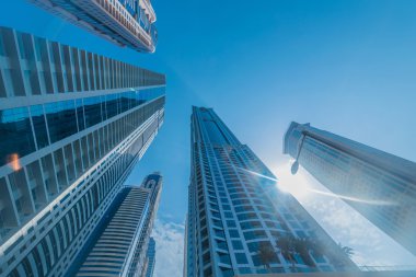 BAE 'deki Dubai Marina gökdelenleri