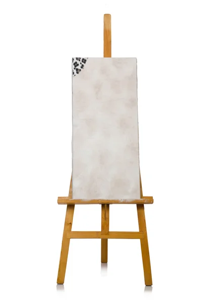 Easel isolado no fundo branco — Fotografia de Stock