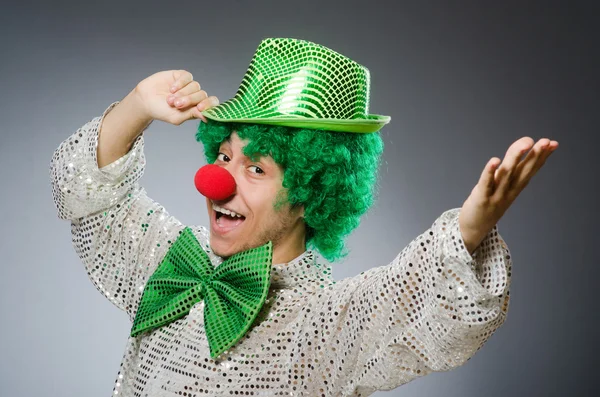 Funny person in saint patrick holiday concept — Stock Photo, Image