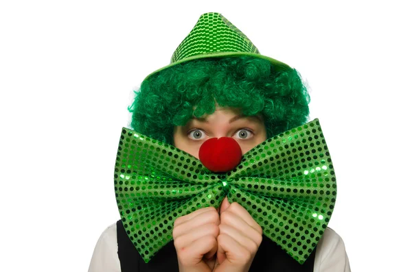 Funny person in saint patrick holiday concept — Stock Photo, Image