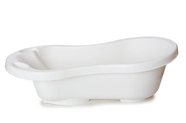 Piccola vasca isolata sul bianco — Foto Stock