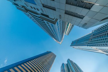 BAE 'deki Dubai Marina gökdelenleri