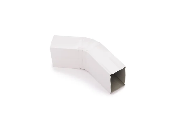 Conector de tubulação isolado no branco — Fotografia de Stock