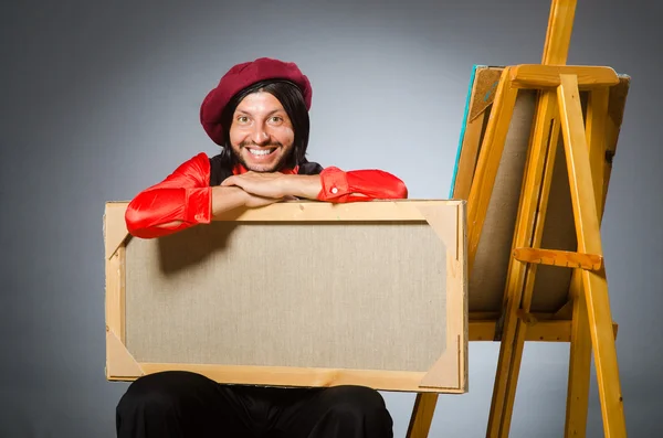 Hombre artista en el concepto de arte —  Fotos de Stock