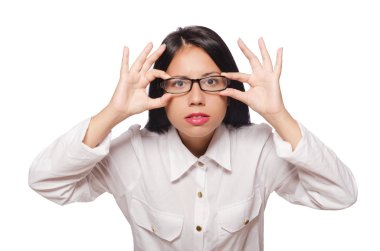 Genç kadın iş kavramı