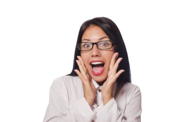 Genç kadın iş kavramı