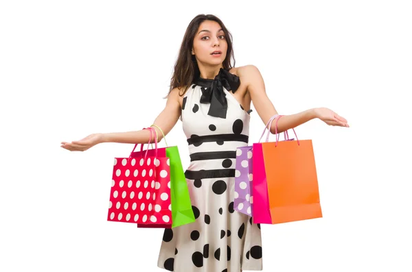 Mujer en concepto de compras —  Fotos de Stock