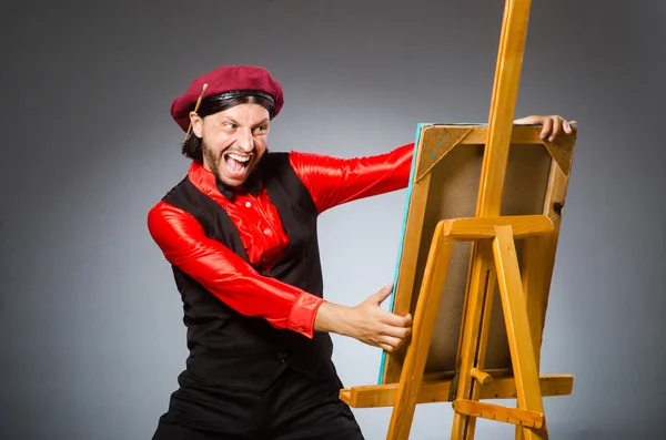 Man artist in art concept — Stock Photo, Image