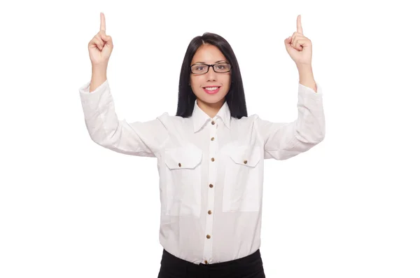 Young woman in business concept — Stock Photo, Image