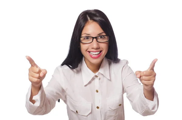 Young woman in business concept — Stock Photo, Image