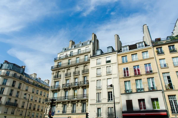 Casas típicas genéricas en Paris Francia —  Fotos de Stock