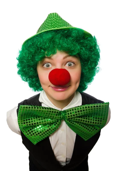 Funny person in saint patrick holiday concept — Stock Photo, Image