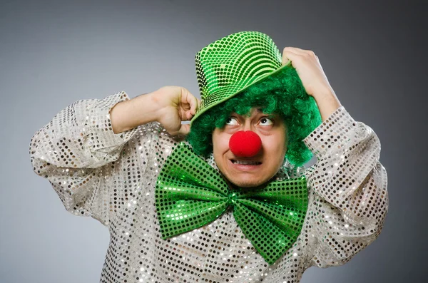 Funny person in saint patrick holiday concept — Stock Photo, Image