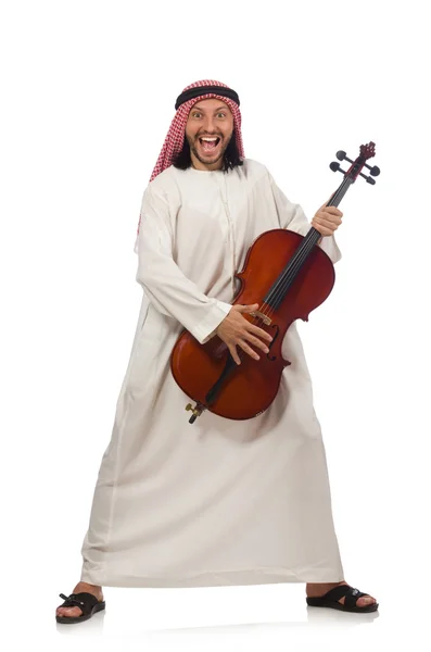 Arap adam oyun müzik aleti — Stok fotoğraf