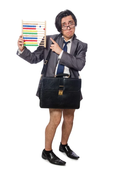 Funny man in business concept — Stock Photo, Image