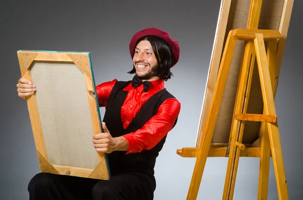 Man artist in art concept — Stock Photo, Image