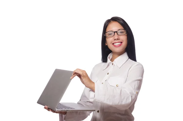 Young woman in business concept — Stock Photo, Image