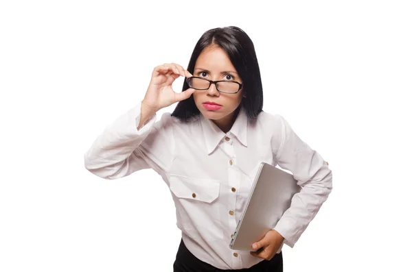 Junge Frau im Geschäftskonzept — Stockfoto