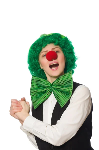 Funny person in saint patrick holiday concept — Stock Photo, Image