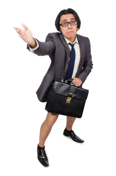 Grappige man in business concept — Stockfoto