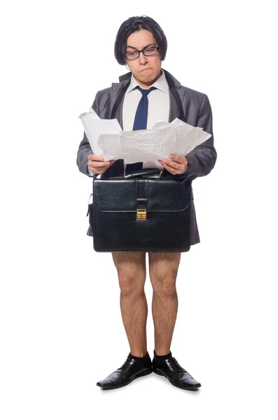 Funny man in business concept — Stock Photo, Image