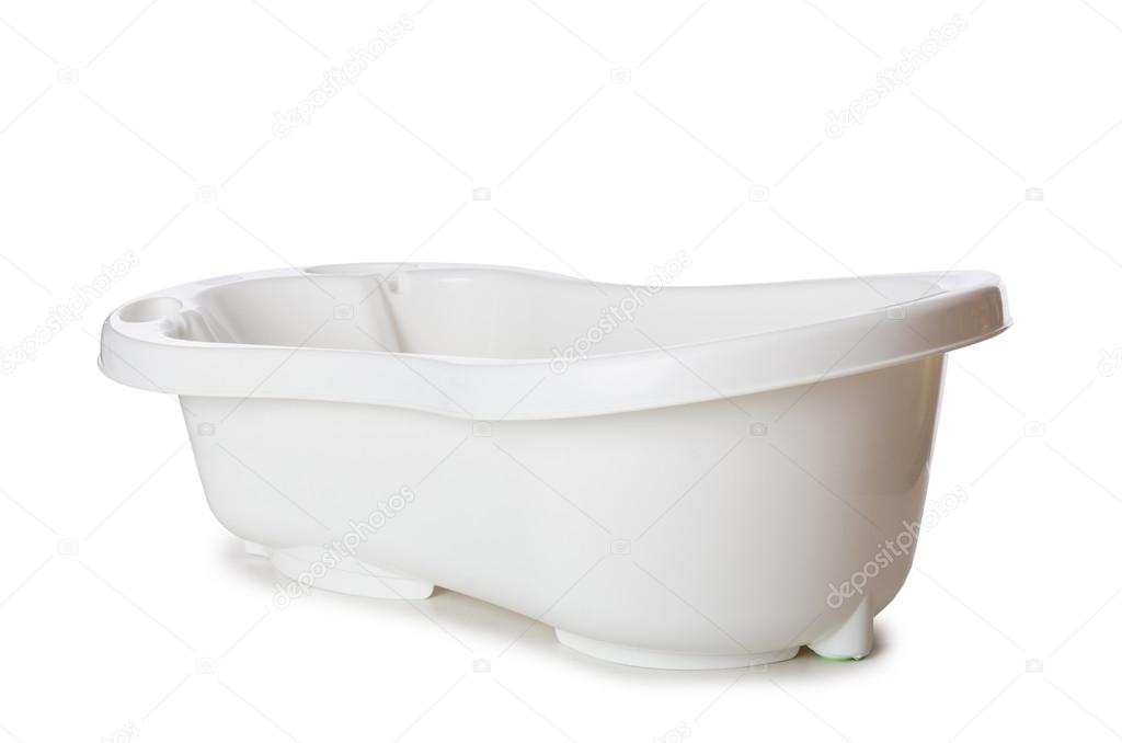 Small tub isolated on the white