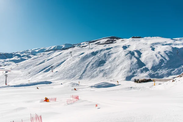 Montagne invernali nella regione di Gusar in Azerbaigian — Foto Stock