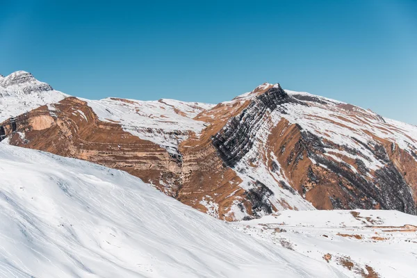 Zimní hory v Gusar — Stock fotografie